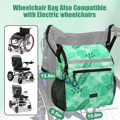 Wheelchair Bags to Hang on Back, Wheel Chair Accessories Storage Bag