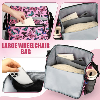 Wheelchair Bags to Hang on Back, Wheel Chair Accessories Storage Bag