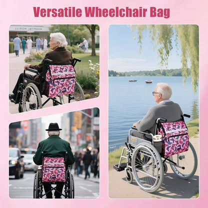 Wheelchair Bags to Hang on Back, Wheel Chair Accessories Storage Bag