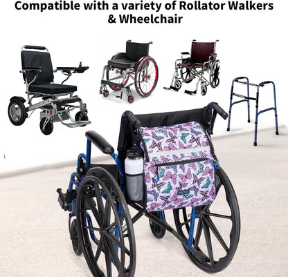 Wheelchair Bags to Hang on Back, Wheel Chair Accessories Storage Bag