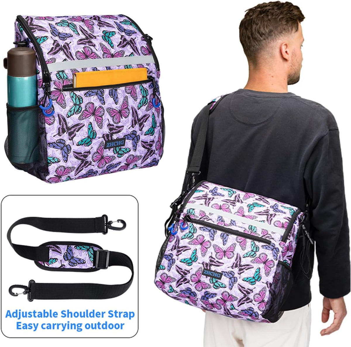 Wheelchair Bags to Hang on Back, Wheel Chair Accessories Storage Bag