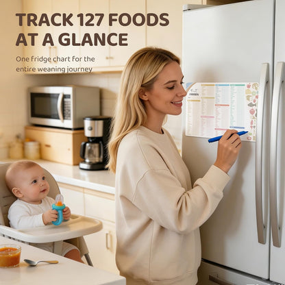 Baby First Food Tracker, 127 Foods, 5-Trial Checkbox, Classic