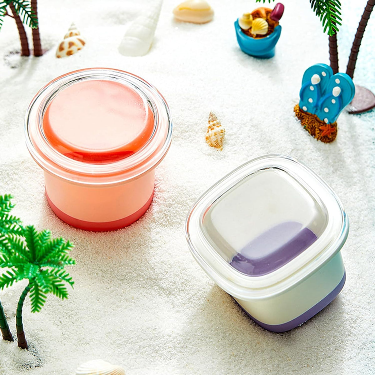Pack of 3 Effective Trays for Slushies Machines Food Safe Container for Iced Drink & Creative Dessert