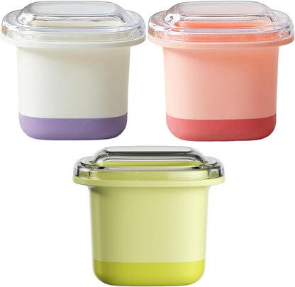 Pack of 3 Effective Trays for Slushies Machines Food Safe Container for Iced Drink & Creative Dessert