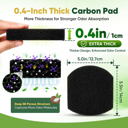 12 Pack Baby Diaper Pail Deodorizer Compatible with Ubbi Diaper Pail