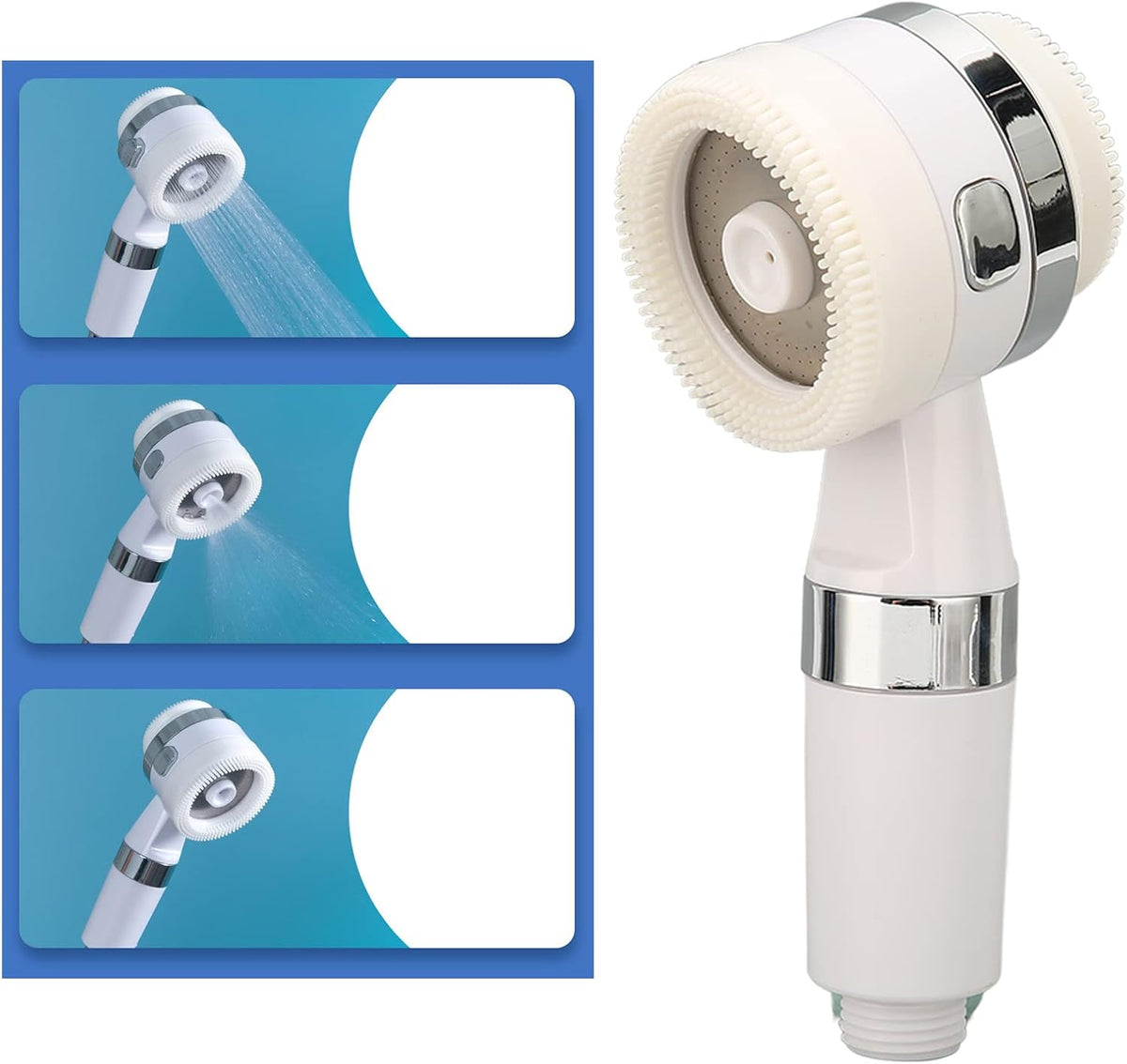 Children Shower Head, Multifunctional Handheld Shower Head Massage Head with Stick Bracket for Kids Toddler