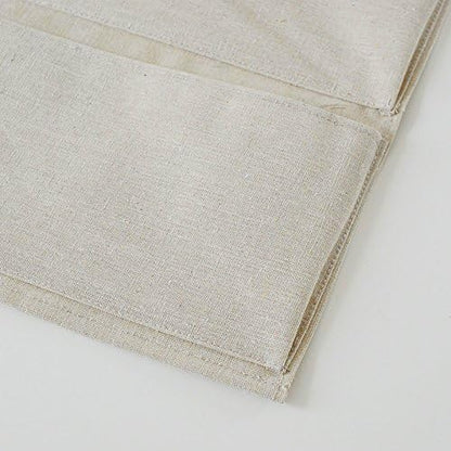 Linen/Cotton Fabric Wall Door Hanging Storage Pockets Home Organizer (4 Pockets)