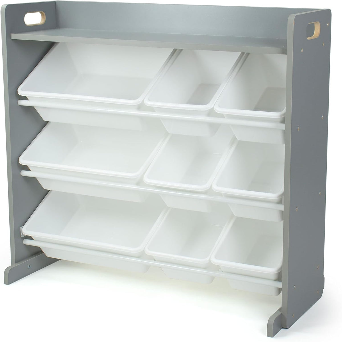 Kids Toy Organizer with Display Shelf, 9 Bins, 3 Tier Storage