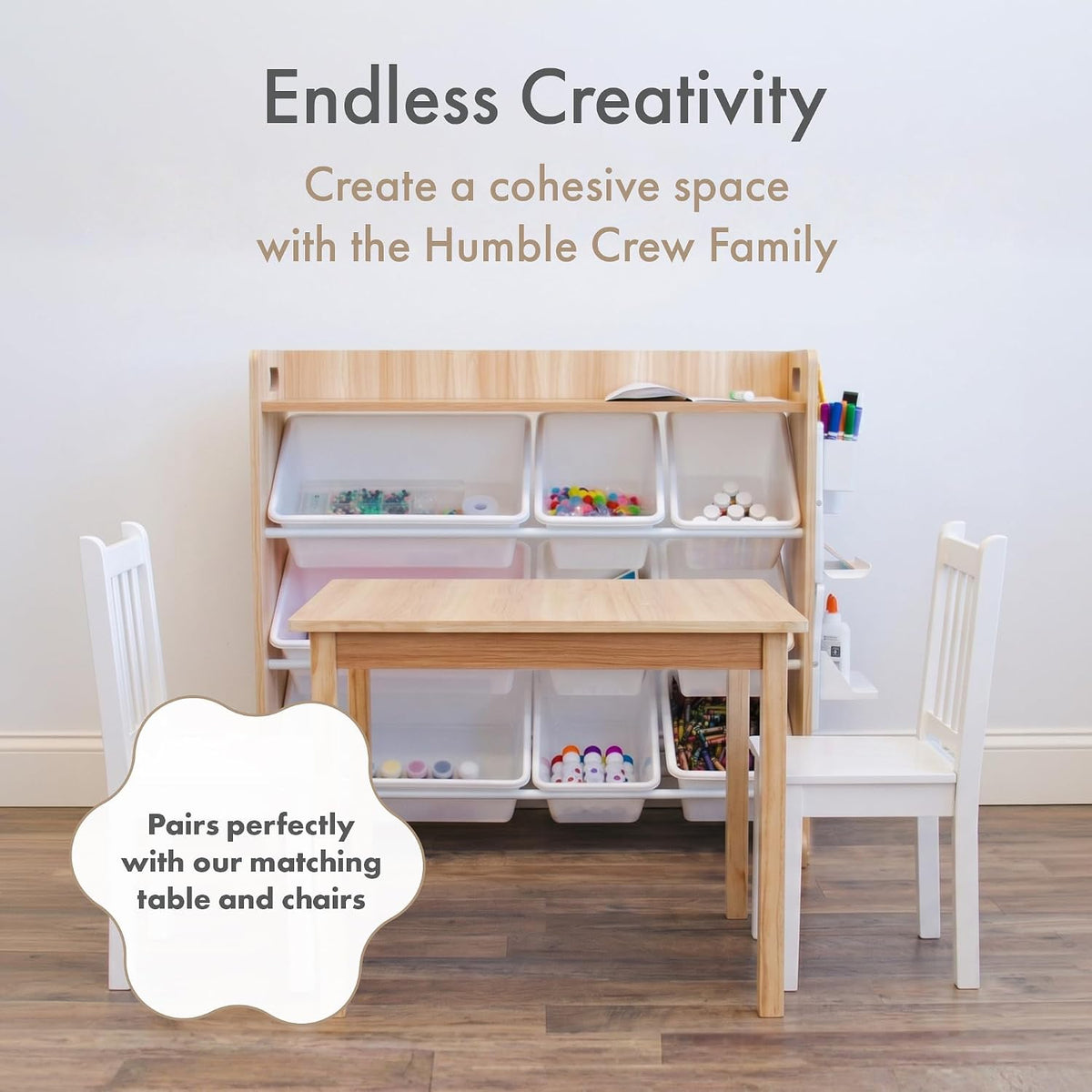 Kids Toy Organizer with Display Shelf, 9 Bins, 3 Tier Storage