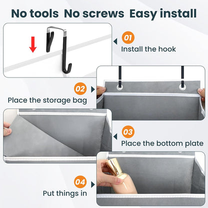 Over Door Organizer for Bedroom, Bathroom, Nursery, Dorm