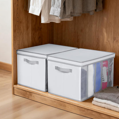 Extra Large Jeans Drawer Organizers for Clothing, 7 Grids, 2 Pack