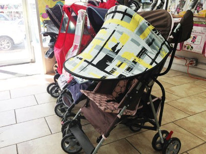 Sun Shade for Strollers and Car Seats (Black) UPF 50+