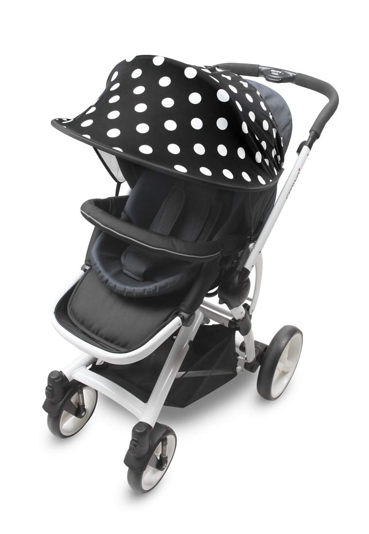 Sun Shade for Strollers and Car Seats (Black) UPF 50+