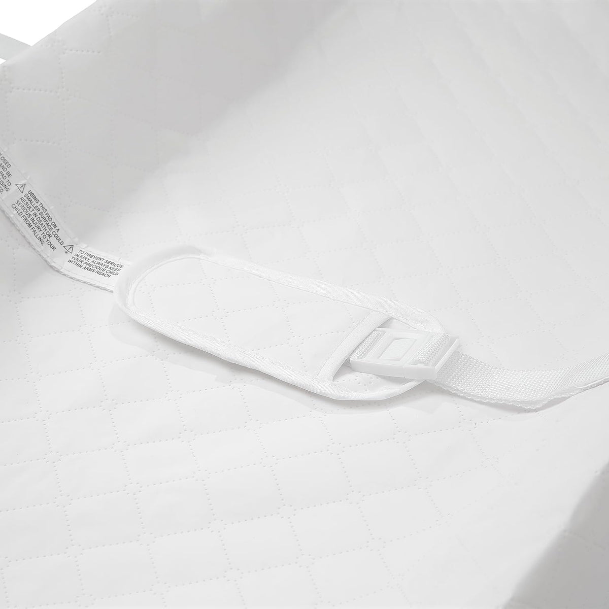 Contoured Changing Pad, Waterproof and Wipeable, Ultra-Soft Memory Foam Pillow Top Cover, Fits Most Changing Toppers, Non-Skid Bottom Secure Grip Baby Diaper Changing Pad for Dresser