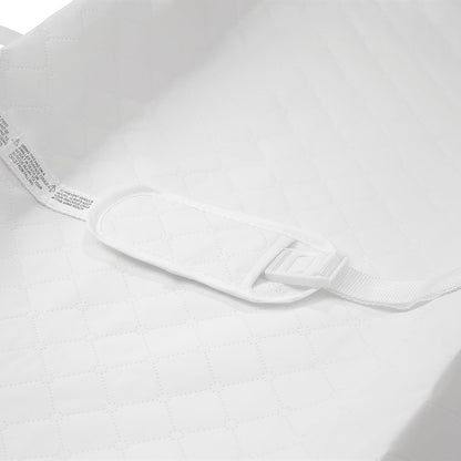 Contoured Changing Pad, Waterproof and Wipeable, Ultra-Soft Memory Foam Pillow Top Cover, Fits Most Changing Toppers, Non-Skid Bottom Secure Grip Baby Diaper Changing Pad for Dresser