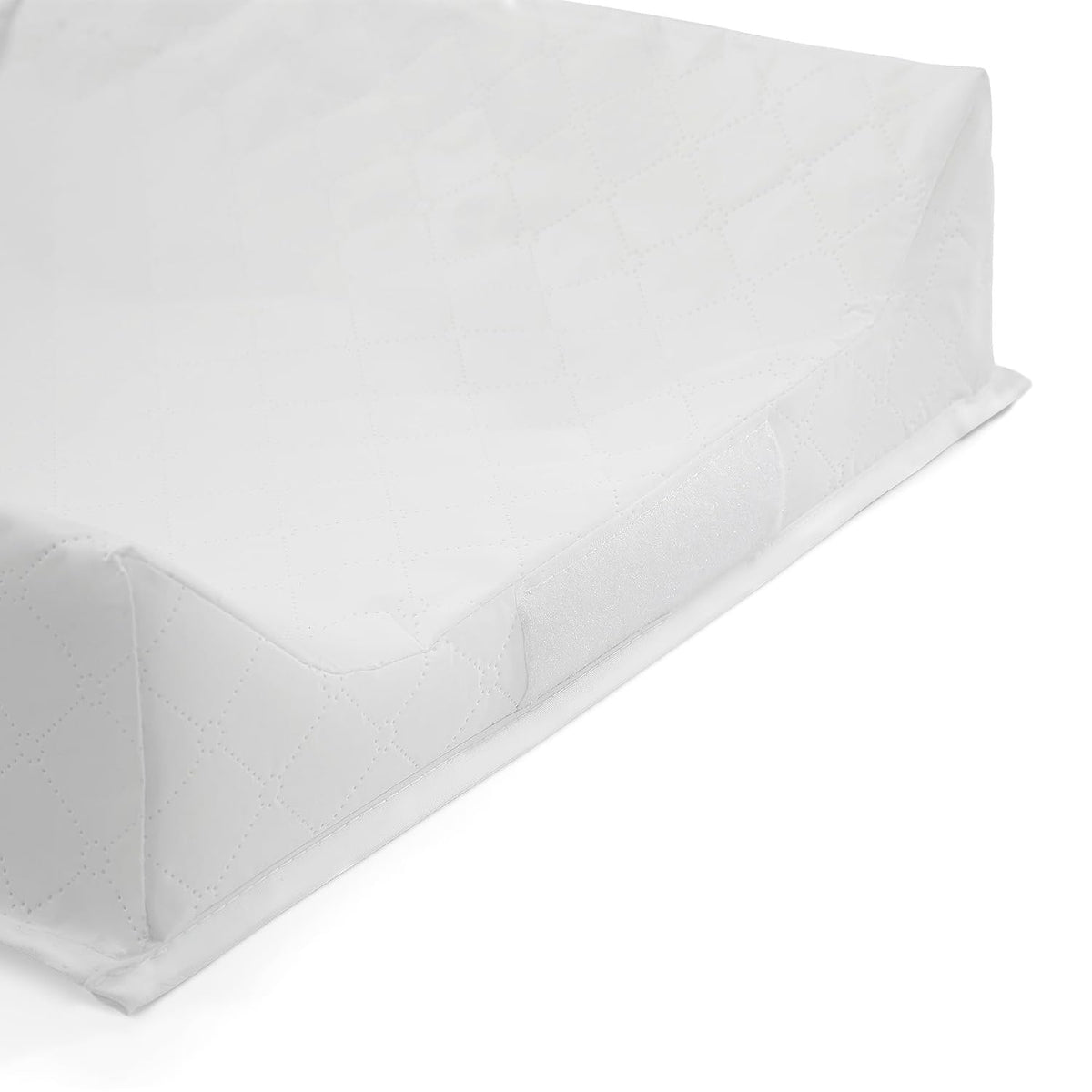 Contoured Changing Pad, Waterproof and Wipeable, Ultra-Soft Memory Foam Pillow Top Cover, Fits Most Changing Toppers, Non-Skid Bottom Secure Grip Baby Diaper Changing Pad for Dresser