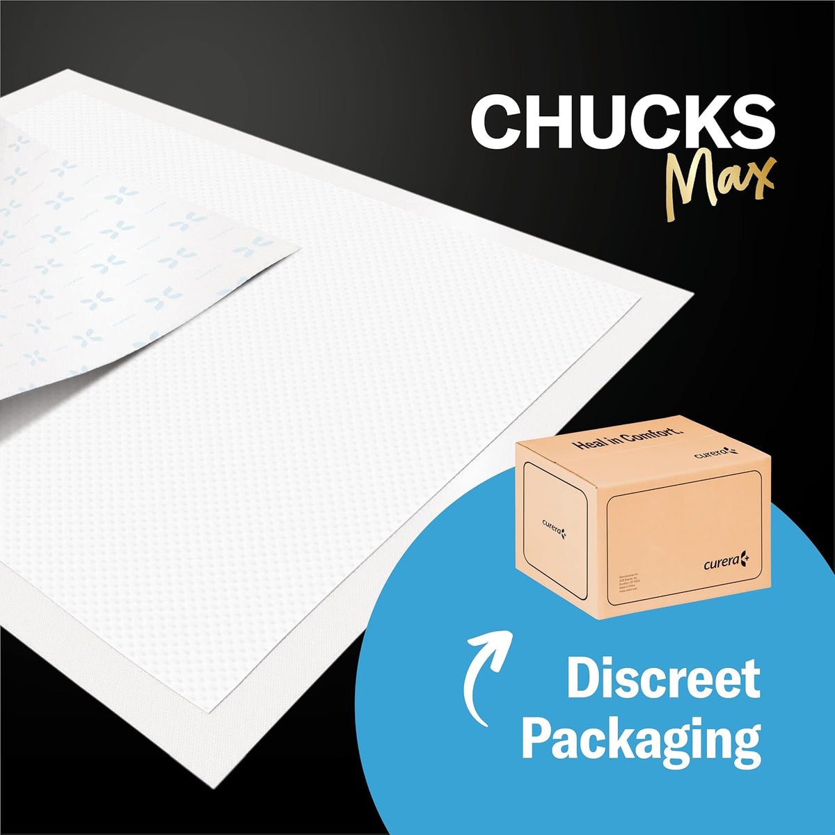 Chuckles® 5-Layer Disposable Changing Pads - 17x24 [50-Pack] Baby Liners