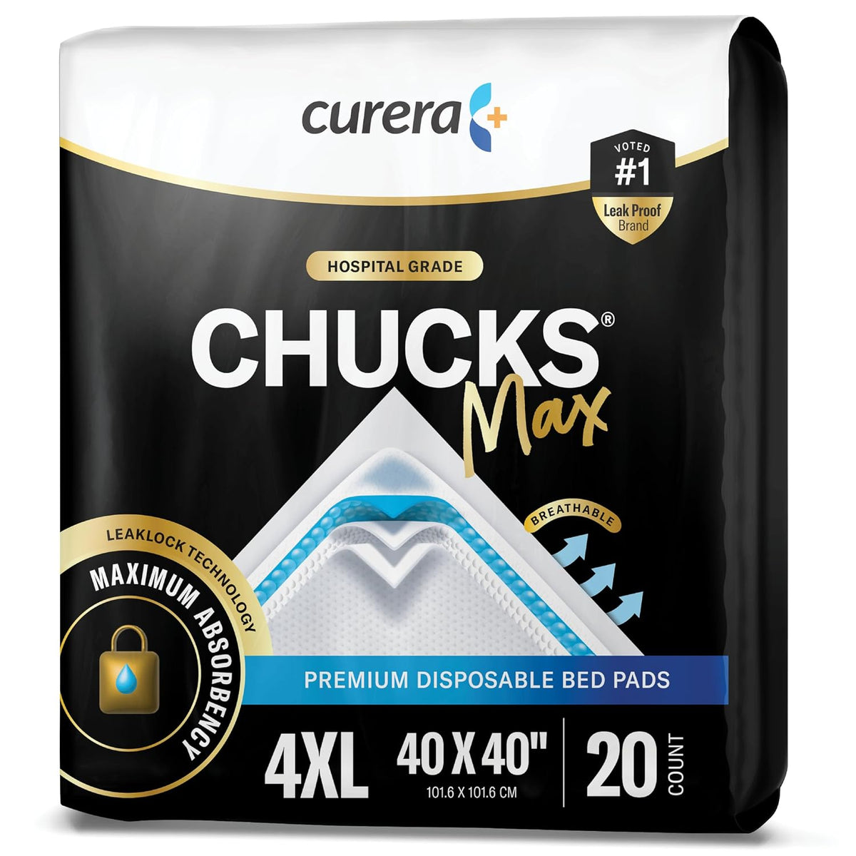 Chuckles® 5-Layer Disposable Changing Pads - 17x24 [50-Pack] Baby Liners