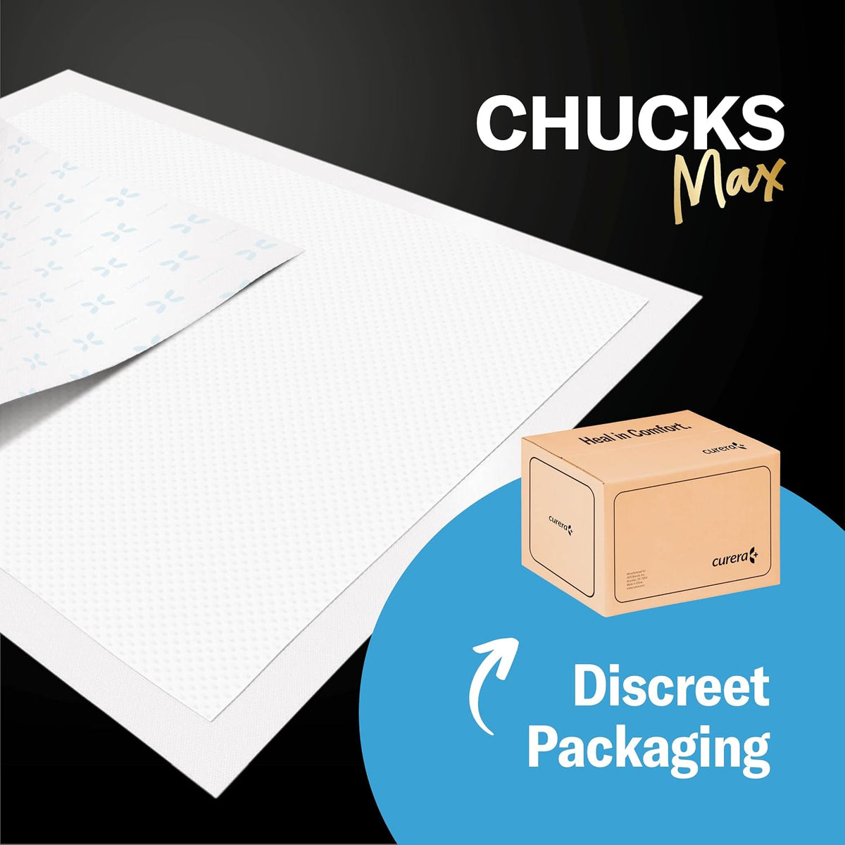 Chuckles® 5-Layer Disposable Changing Pads - 17x24 [50-Pack] Baby Liners