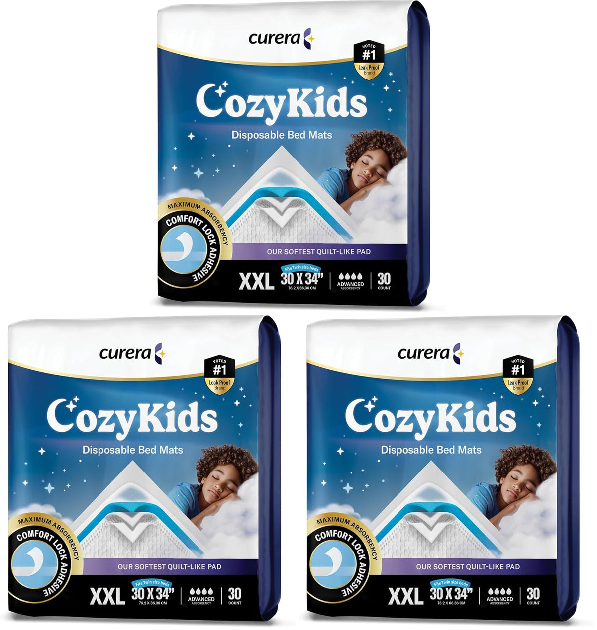 Chuckles® 5-Layer Disposable Changing Pads - 17x24 [50-Pack] Baby Liners