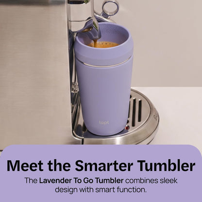 To Go Coffee Cup – Insulated Travel Coffee Mug with 360° Leak‑Safe Lid, Stainless Steel Coffee Tumbler for Hot/Cold, Spill‑Resistant, BPA‑Free - Lavender, 20 oz