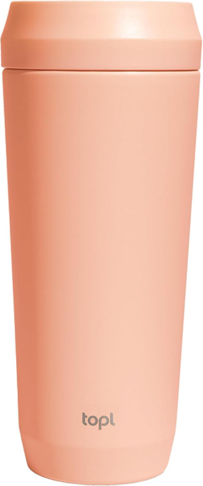 To Go Coffee Cup – Insulated Travel Coffee Mug with 360° Leak‑Safe Lid, Stainless Steel Coffee Tumbler for Hot/Cold, Spill‑Resistant, BPA‑Free - Lavender, 20 oz