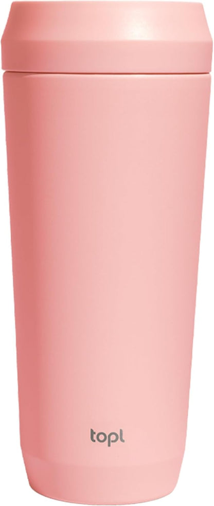 To Go Coffee Cup – Insulated Travel Coffee Mug with 360° Leak‑Safe Lid, Stainless Steel Coffee Tumbler for Hot/Cold, Spill‑Resistant, BPA‑Free - Lavender, 20 oz