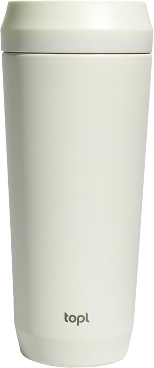 To Go Coffee Cup – Insulated Travel Coffee Mug with 360° Leak‑Safe Lid, Stainless Steel Coffee Tumbler for Hot/Cold, Spill‑Resistant, BPA‑Free - Lavender, 20 oz