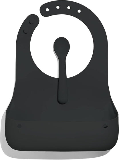 Avanchy Silicone Baby Bibs with Matching Spoon