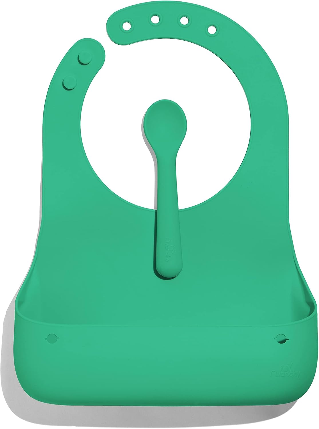 Avanchy Silicone Baby Bibs with Matching Spoon
