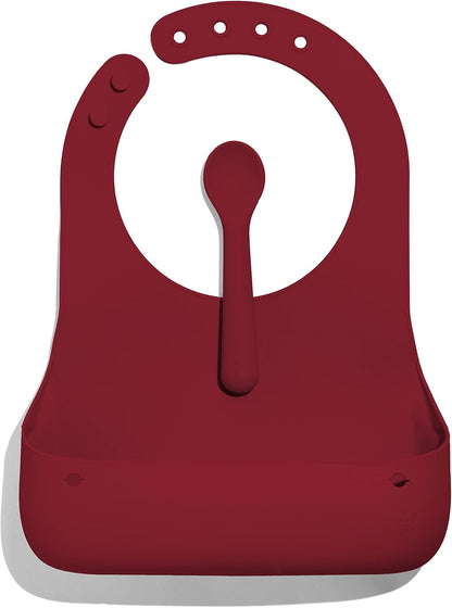 Avanchy Silicone Baby Bibs with Matching Spoon