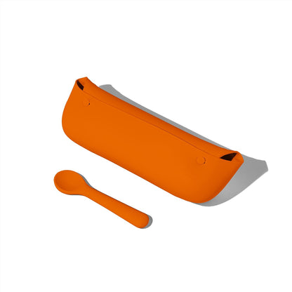 Avanchy Silicone Baby Bibs with Matching Spoon
