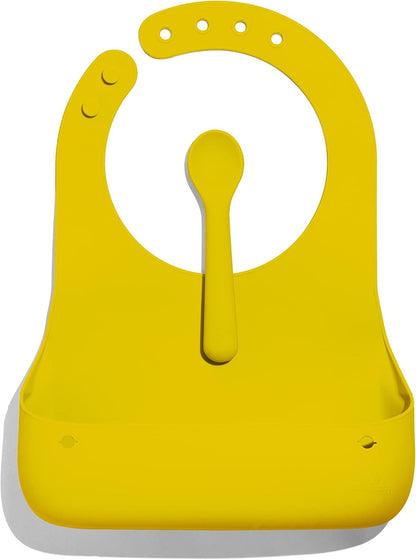 Avanchy Silicone Baby Bibs with Matching Spoon