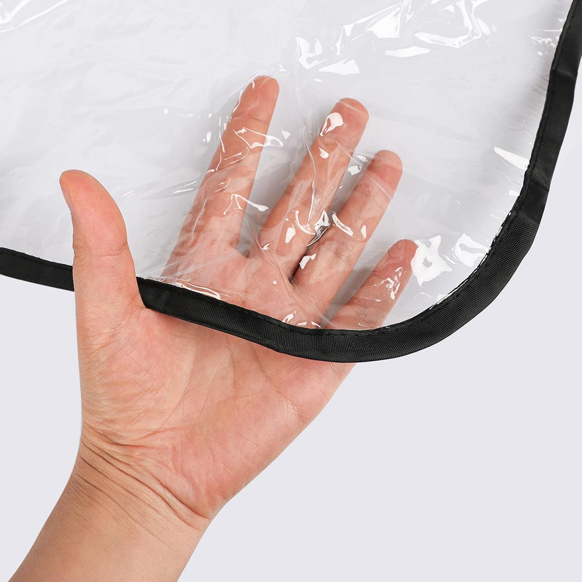 Stroller Rain Cover Breathable Stroller Weather Shield Universal, Reusable Buggy Pram Rain Cover Easy Installation Pushchairs Accessories Strollers Raincoat All Seasons