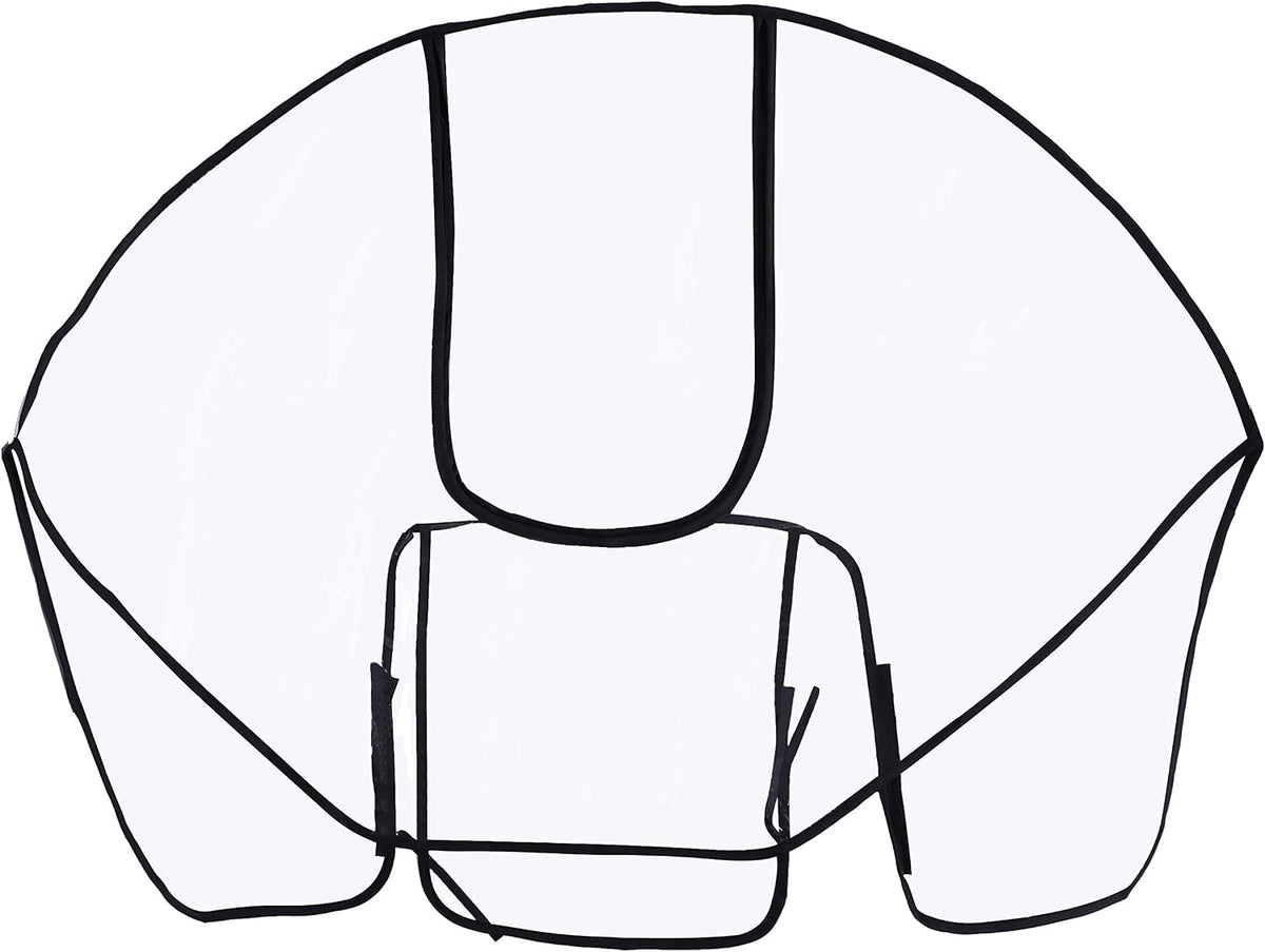 Stroller Rain Cover Breathable Stroller Weather Shield Universal, Reusable Buggy Pram Rain Cover Easy Installation Pushchairs Accessories Strollers Raincoat All Seasons