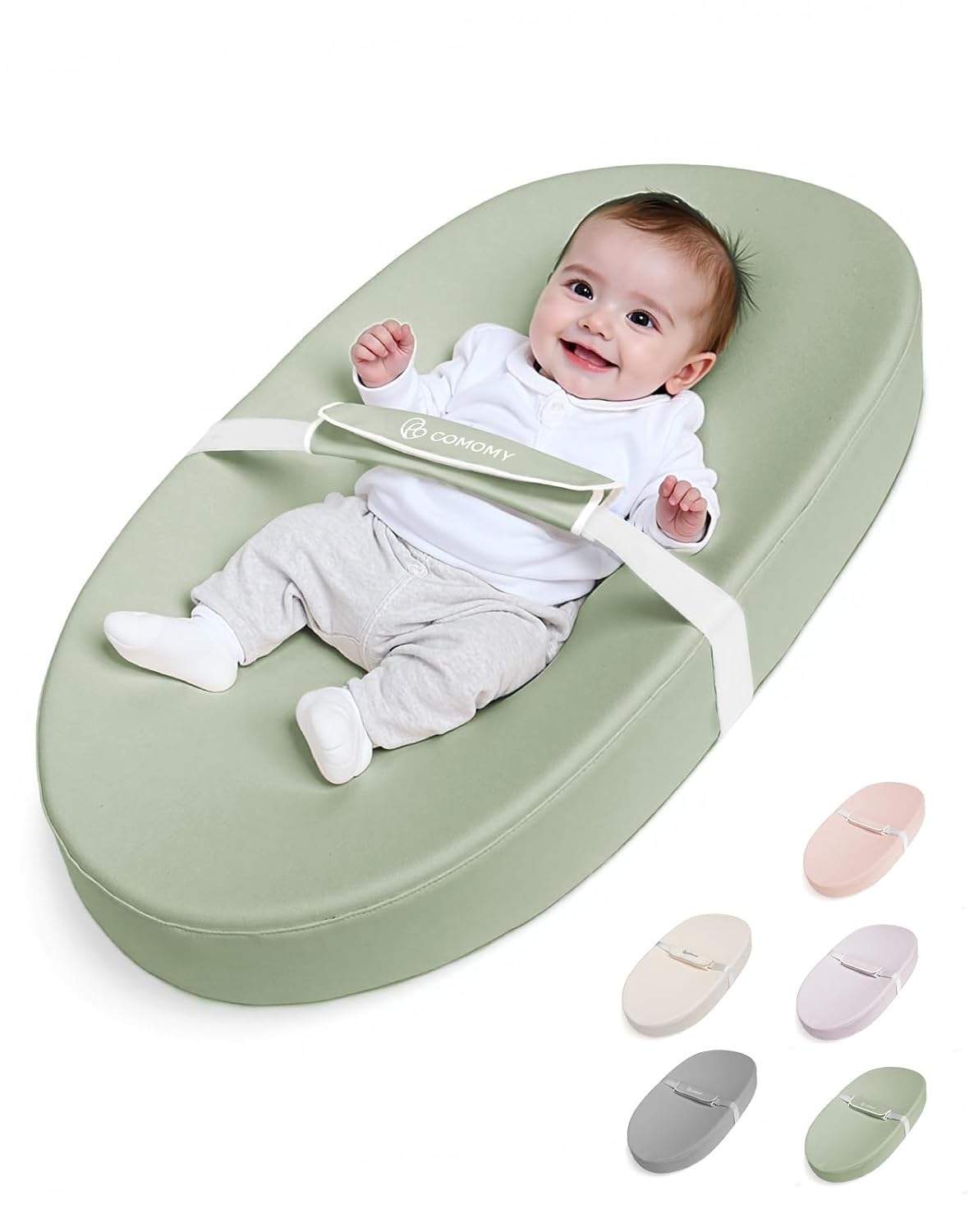 Baby Changing Pad with Wipeable & Waterproof PU Cover