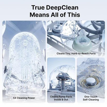 DeepClean D8 Bottle Washer, Sterilizer & Dryer - Precision Cleaning