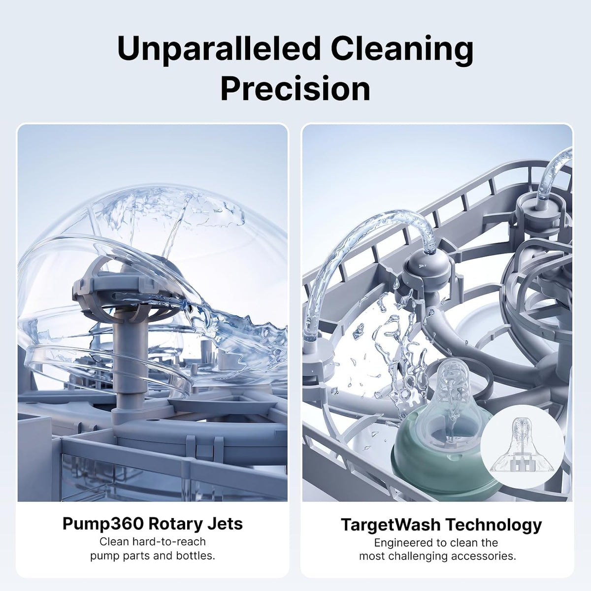 DeepClean D8 Bottle Washer, Sterilizer & Dryer - Precision Cleaning