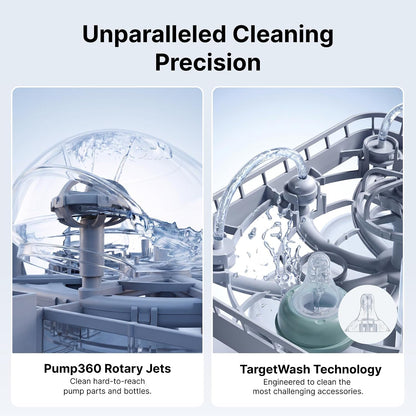 DeepClean D8 Bottle Washer, Sterilizer & Dryer - Precision Cleaning
