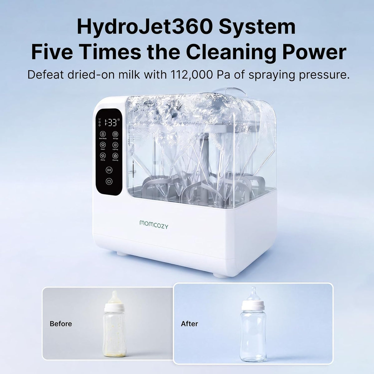 DeepClean D8 Bottle Washer, Sterilizer & Dryer - Precision Cleaning