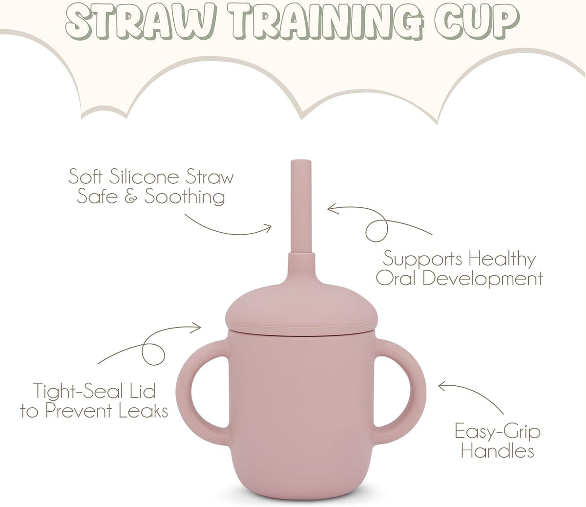 Silicone Baby Feeding Set - 100% Pure LFGB Premium Silicone - 8 Piece Feeding Set: Bib, Straw Cup, Suction Plate & Bowl, Fork & Spoon, Self-Feeding Spoons - BPA-Free, BPS-Free (BLUE)