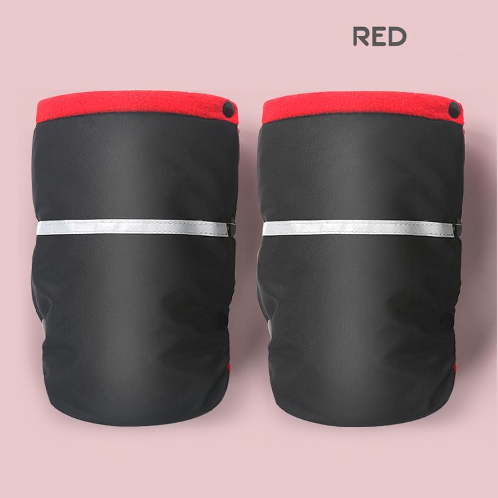 Stroller Hand Muffs Universal Stroller Warmmuffs Anti-Freeze Stroller Mittens Winter Waterproof Stroller Hand Warmer Muffs Warm Gloves for Pram Pushchair Motorcycle Handbar Stroller Accessories