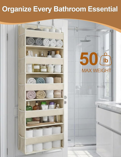 Over the Door Organizer 5-Shelf Closet Hanging Storage
