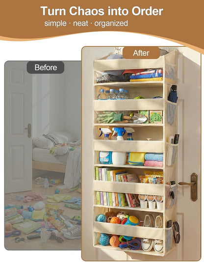 Over the Door Organizer 5-Shelf Closet Hanging Storage