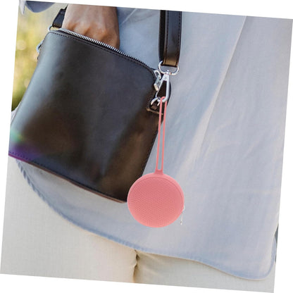 Reusable Pacifier Storage Pouch Portable Pacifier Case for Stroller Cute Design Easy Access for Teethers and Essentials Dark Honeycomb Pattern