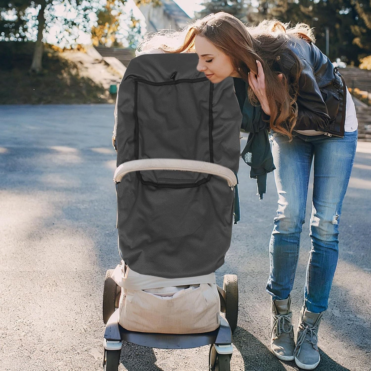 Stroller Sun Shade Canopy UV Protection Foldable Fabric