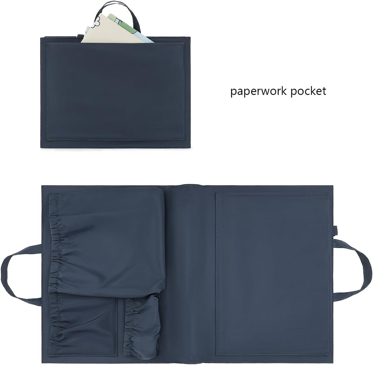 Removable Organizer Insert with Insulated Pocket,Updated Diaper Bag with 11 Total Pockets&Changing Pad, Handbag Tote Bag for Women Mommy Nurse (Brown)