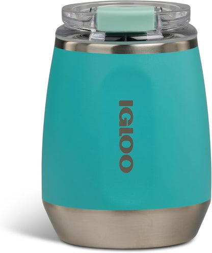 20 oz FlipNSip Tumbler, Reusable Travel Mug, Stainless Steel Insulated Hydration Cup for Hot & Cold Beverages,Seafoam