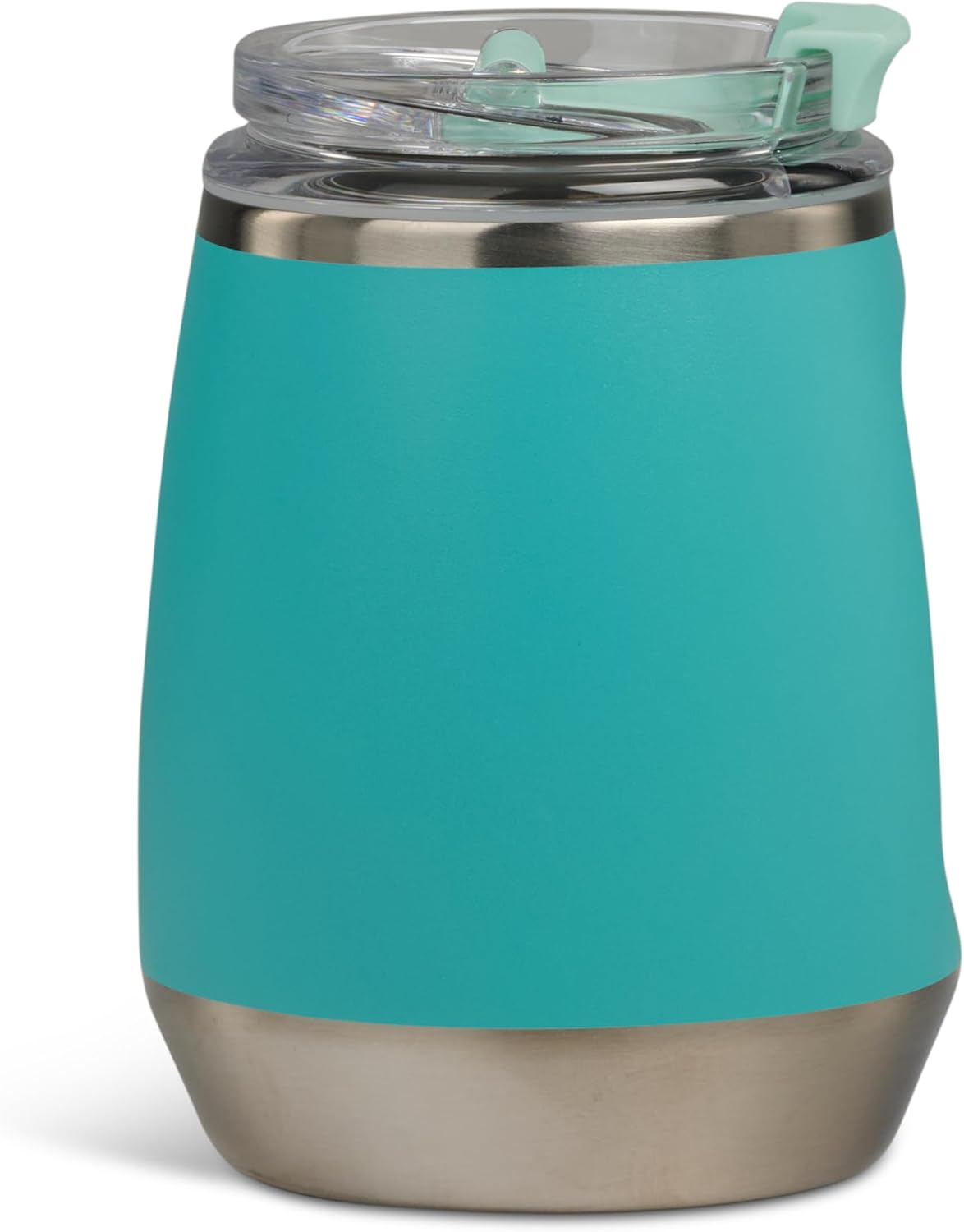 20 oz FlipNSip Tumbler, Reusable Travel Mug, Stainless Steel Insulated Hydration Cup for Hot & Cold Beverages,Seafoam