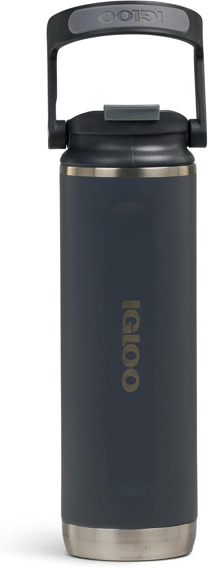 20 oz FlipNSip Tumbler, Reusable Travel Mug, Stainless Steel Insulated Hydration Cup for Hot & Cold Beverages,Seafoam